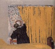 Edouard Vuillard Yellow curtains Germany oil painting artist